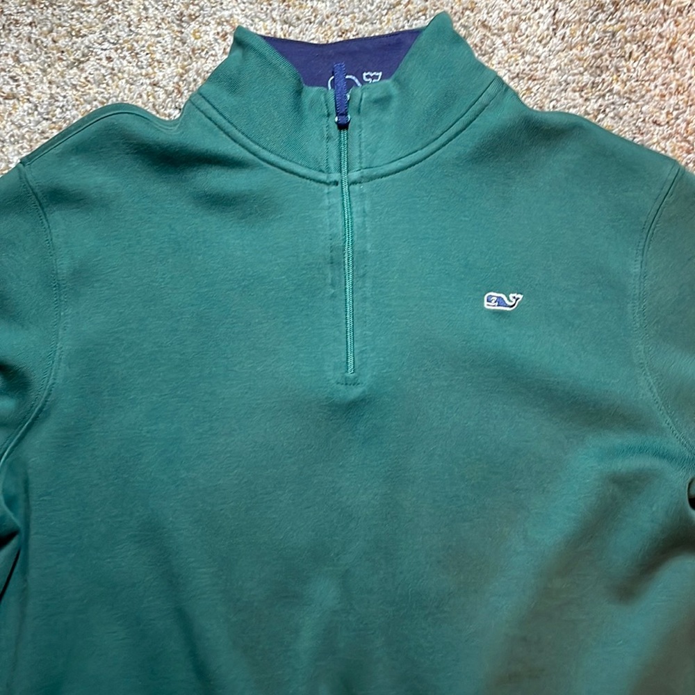 Vineyard Vines green 1/4 zip